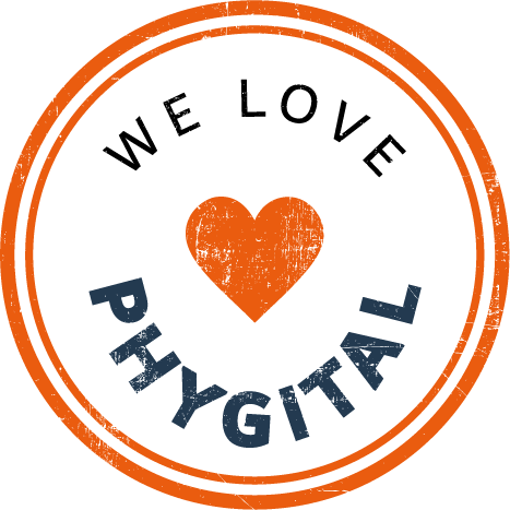 Sello We Love Phygital de Espacios Estratégicos